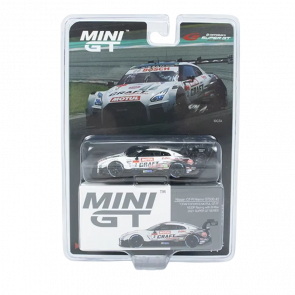 Машинка Premium MINI GT Nissan GT-R Nismo GT500 1:64 White - Retromagaz