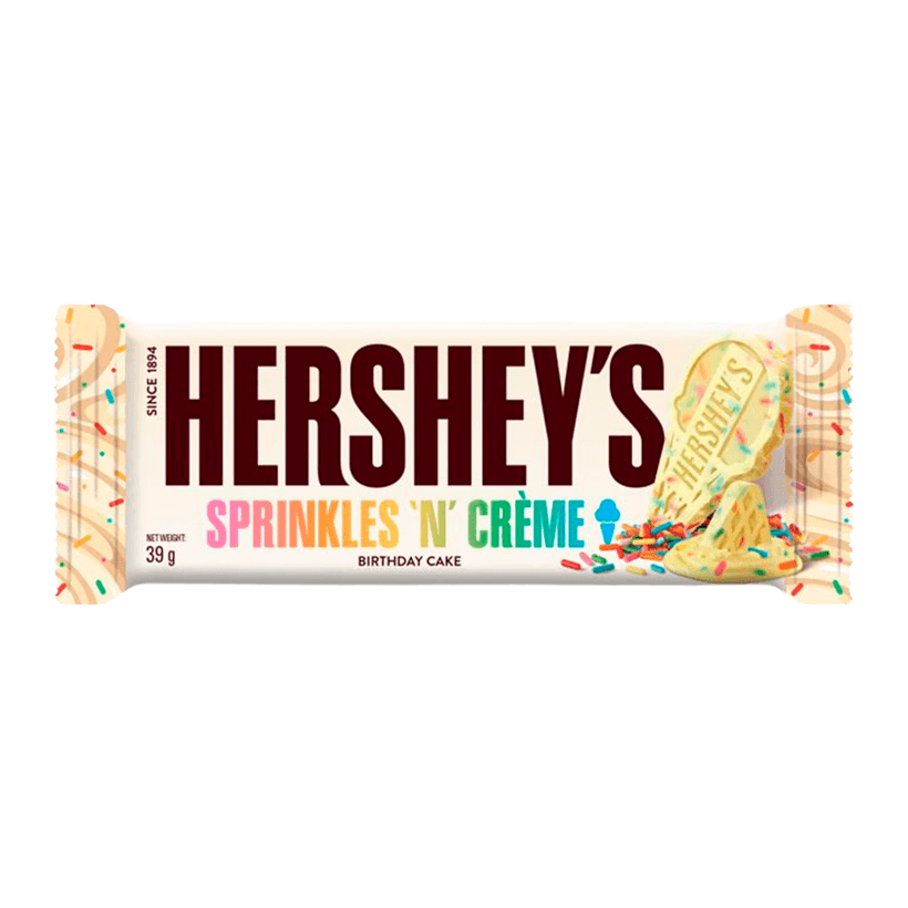 Шоколад Sprinkles'N'Creme Birthday Cake Bar 39g - Retromagaz