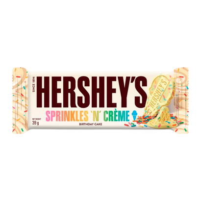 Шоколад Sprinkles'N'Creme Birthday Cake Bar 39g - Retromagaz