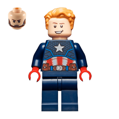 Фігурка Lego Captain America Super Heroes Marvel sh741 1 Б/У - Retromagaz