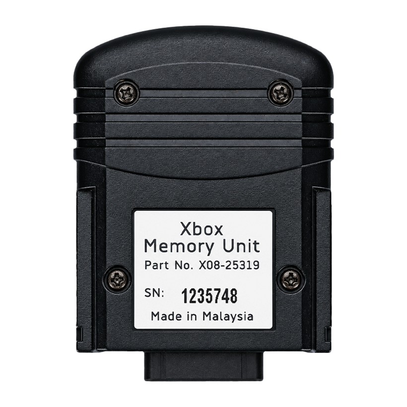 Карта Памяти Microsoft Xbox Original Memory Card Unit 8MB X08-25319 Black Б/У - Retromagaz