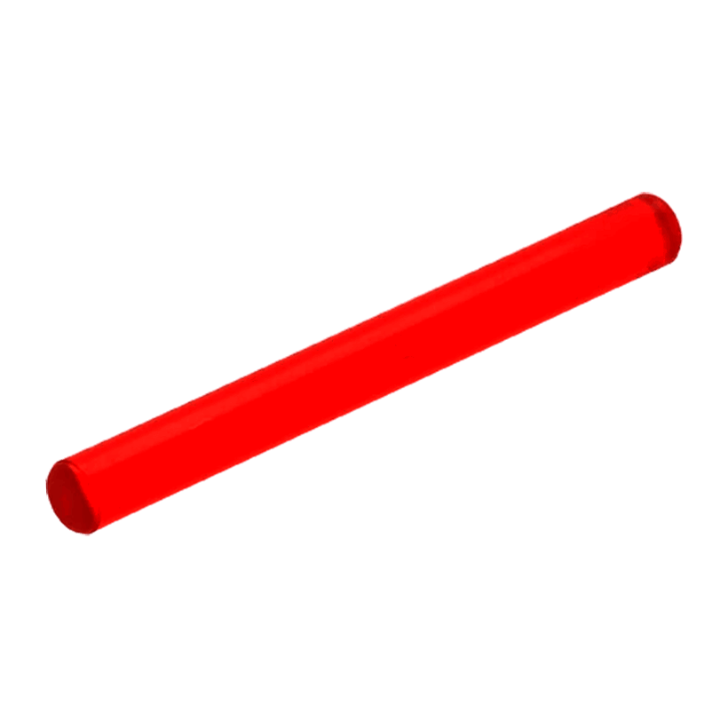 Стержень 4шт Lego Звичайна Lightsaber Blade 4L 30374 578 21462 28697 14162 4124108 6167284 6507880 Trans-Red Новий - Retromagaz
