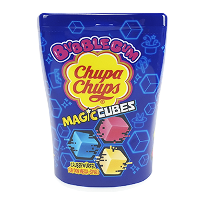 Жувальна Гумка Chupa Chups Bubble Gum Magic Cubes 72g - Retromagaz