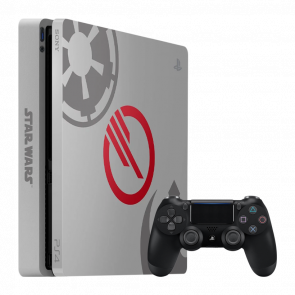 Консоль Sony PlayStation 4 Slim Star Wars Battlefront II Limited Edition 1TB Grey Black Геймпад Б/У - Retromagaz