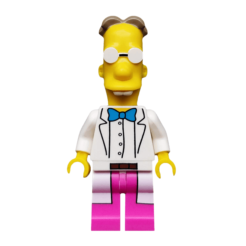 Фігурка Lego The Simpsons Professor Frink Cartoons sim035 Б/У - Retromagaz