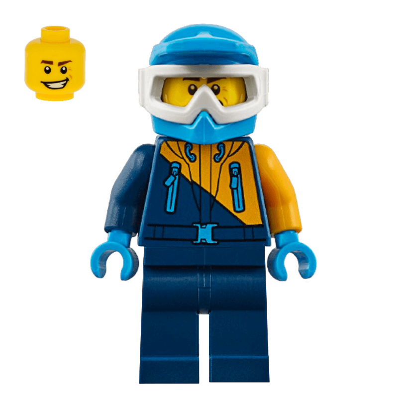 Фигурка Lego Arctic Snowmobile Driver City cty0904 Б/У - Retromagaz