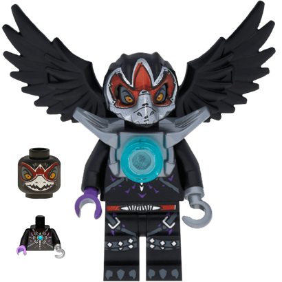 Фигурка Lego Razar Legends of Chima Raven Tribe loc001 Б/У - Retromagaz
