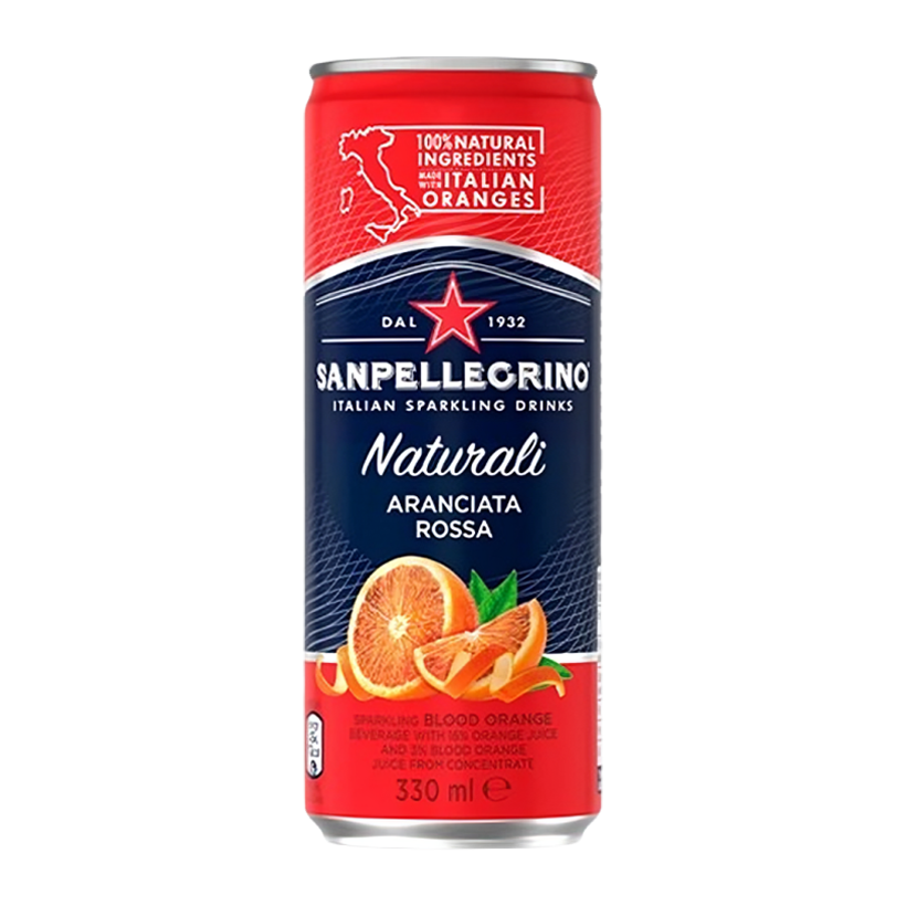 Напій Соковий SanPellegrino Aranciata Rossa 330ml - Retromagaz