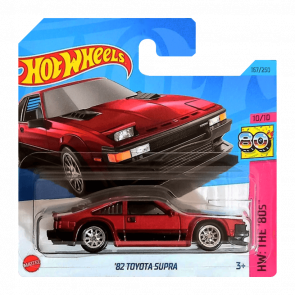 Машинка Базовая Hot Wheels '82 Toyota Supra Super Treasure Hunt STH The `80S 1:64 HKL08 Red - Retromagaz