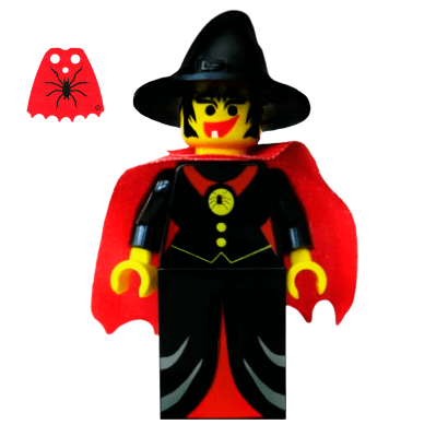 Фігурка Lego Witch with Cape Castle Fright Knights cas032 Б/У - Retromagaz