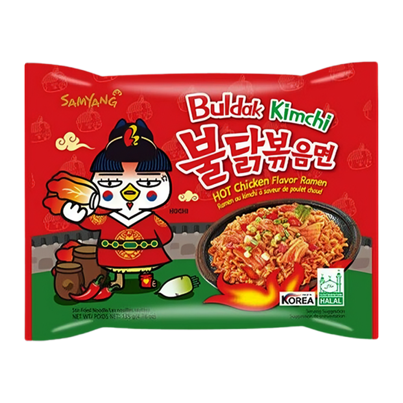 Локшина Samyang Buldak Kimchi (Куряча з Кімчі) Гостра 135g - Retromagaz