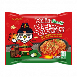 Лапша Samyang Buldak Kimchi HOT Chicken Flavor Острая 135g