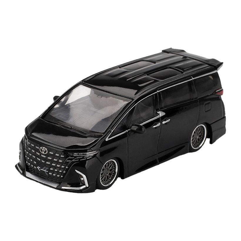 Машинка Premium MINI GT Toyota Alphard 40 KUHL 1:64 MGT01179-CH Black - Retromagaz