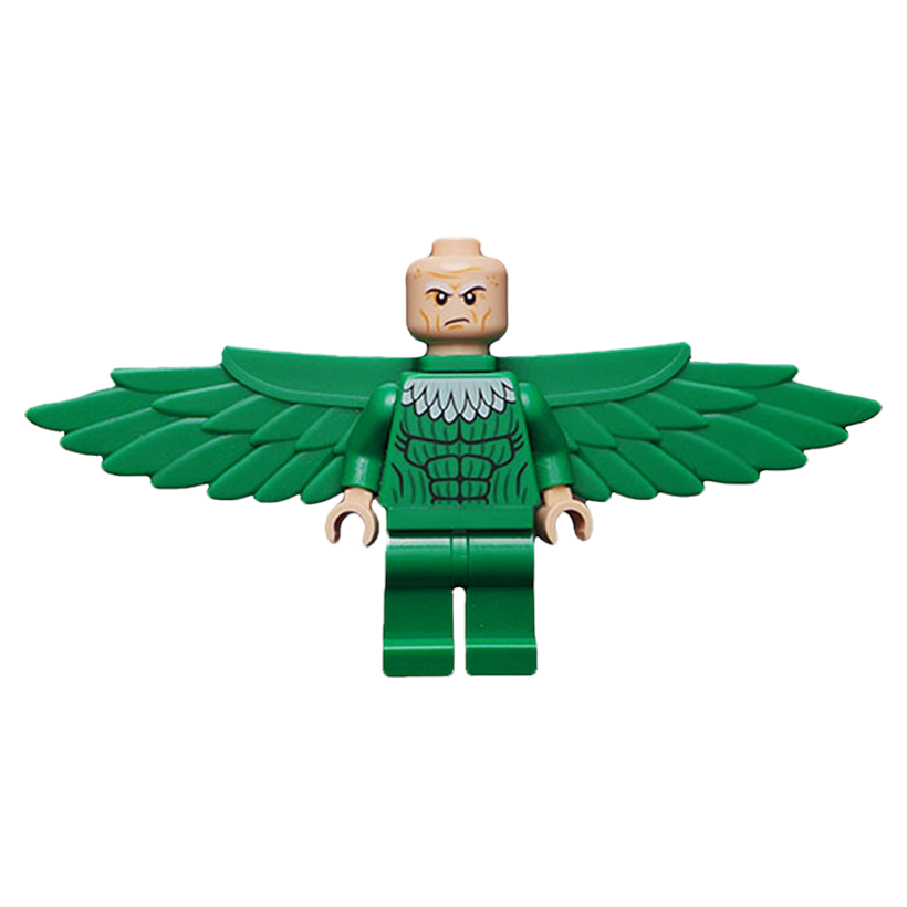 Фигурка Lego Marvel Vulture Green Costume and Falcon Wings Super Heroes sh0285 Б/У - Retromagaz