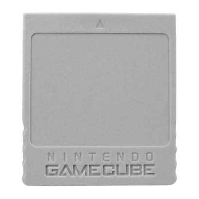 Карта Пам'яті Nintendo GameCube DOL-008 59 Blocks 4MB Light Grey Б/У - Retromagaz
