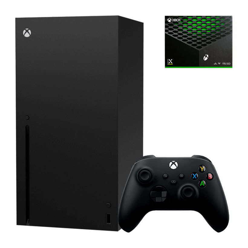 Набір Консоль Microsoft Xbox Series X 1TB Black Б/У  + Коробка - Retromagaz
