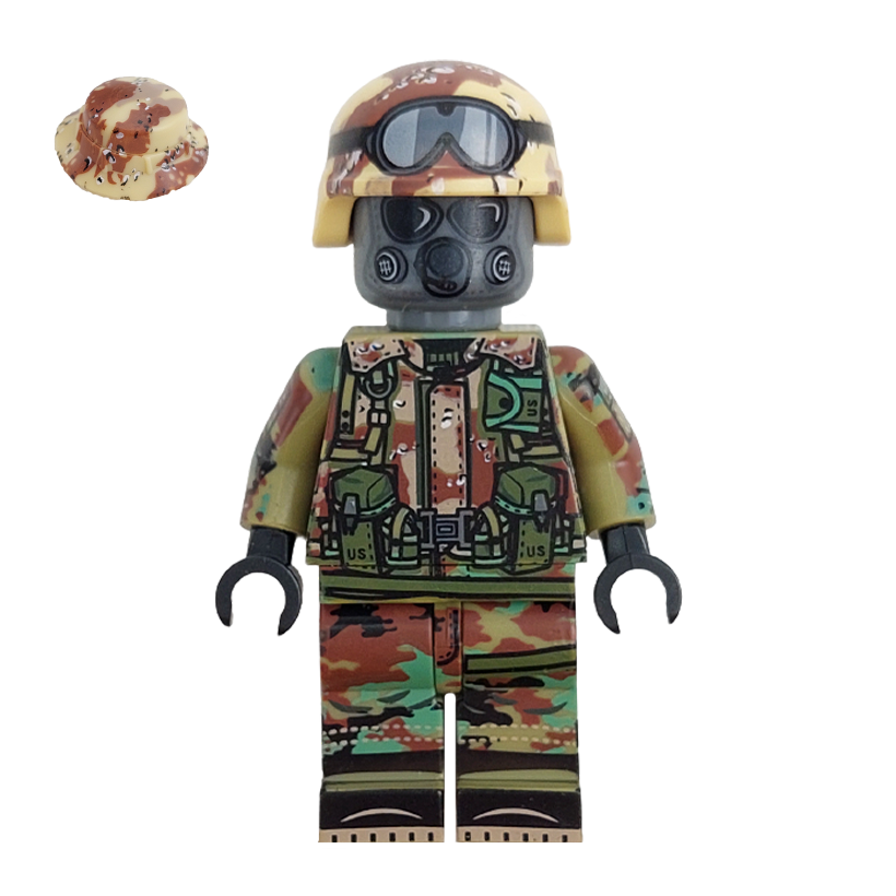 Фігурка RMC All Time Army US Army usa004 1 Новий Soldier with Gas Mask - Retromagaz