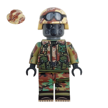 Фигурка RMC Soldier with Gas Mask All Time Army US Army usa004 1 Новый - Retromagaz