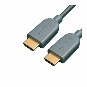 Кабель Microsoft Xbox 360 HDMI 1.4 - HDMI 1.4 Grey 2m Б/У - Retromagaz