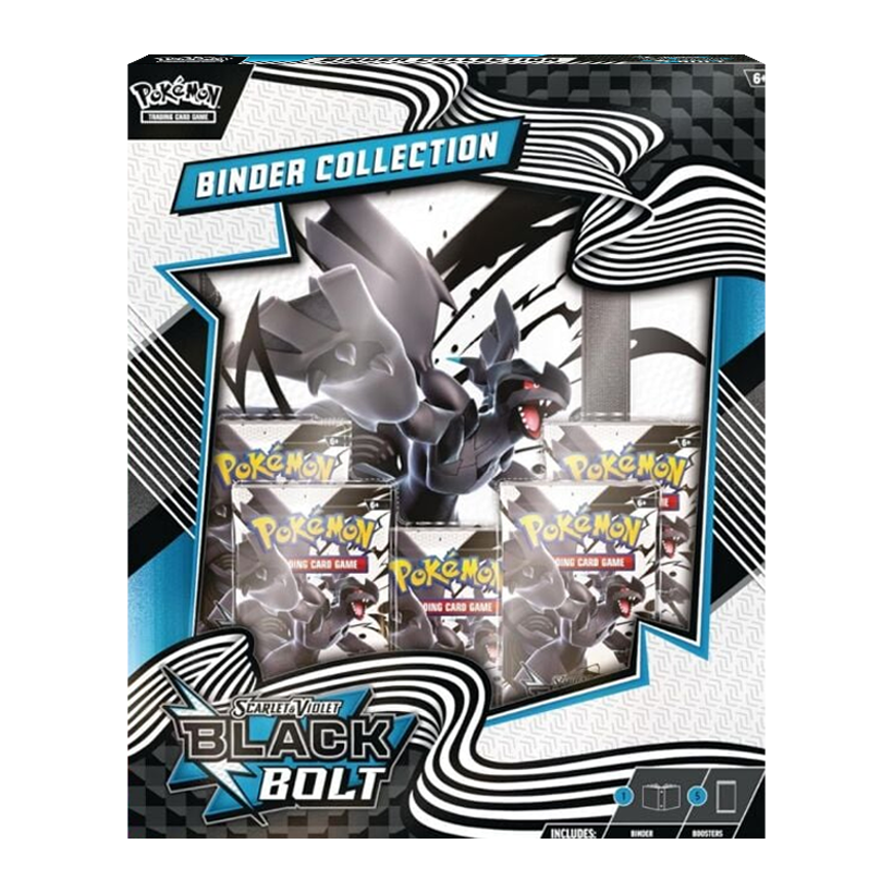 Картки Колекційна Гра Pokemon Black Bolt Binder Collection - Retromagaz