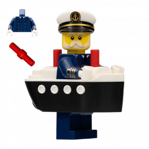 Фігурка Lego Series 23 Ferry Captain Collectible Minifigures col407 Б/У - Retromagaz