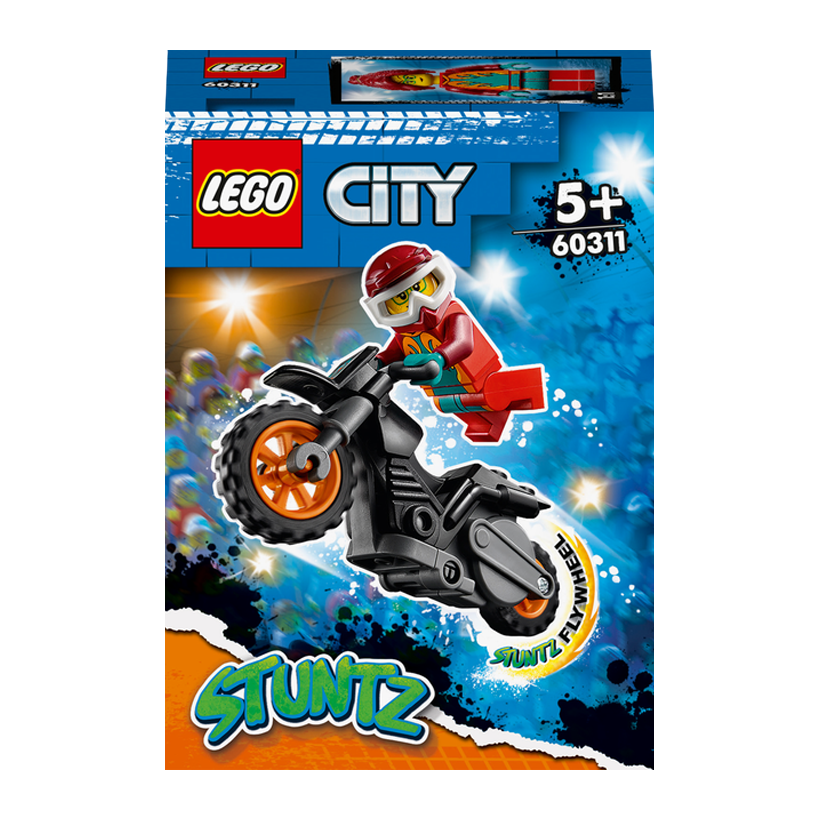 Конструктор Lego Вогняний Трюковий Мотоцикл 60311 City Новий - Retromagaz