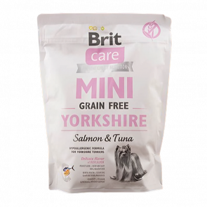 Сухой Корм для Собак Brit Care Grain-Free Mini Yorkshire Лосось и Тунец 400g