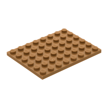 Пластина Lego Звичайна 6 x 8 3036 4251796 Dark Tan 10шт Б/У - Retromagaz
