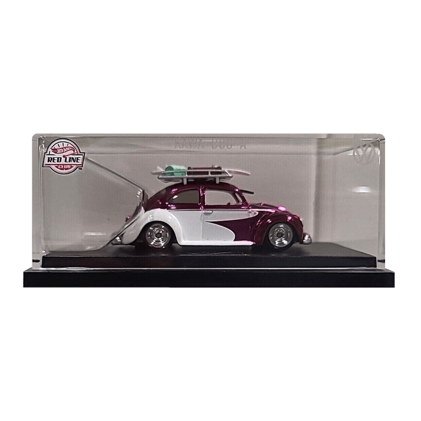Машинка Premium Hot Wheels “Kawa-Bug-A” ‘49 VW Beetle Red Line Club RLC 1:64 HNL29 Pink - Retromagaz