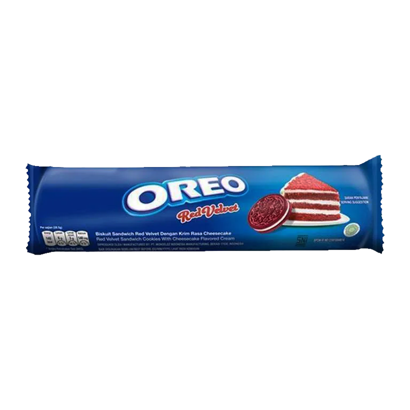 Печенье Oreo Red Velvet 110g - Retromagaz