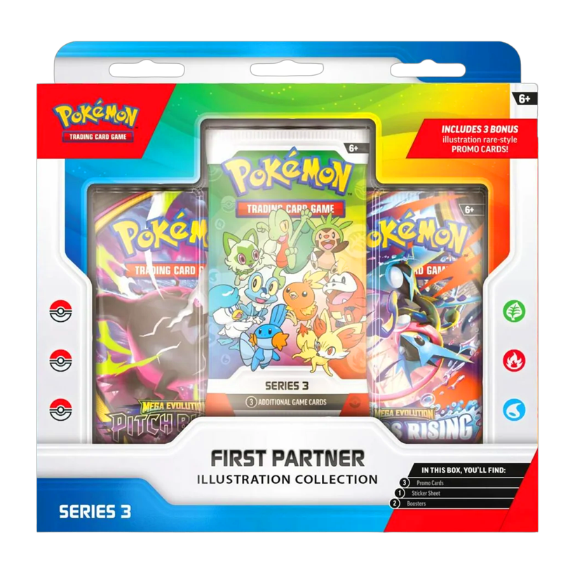 Картки Колекційна Гра Pokemon First Partner Illustration Collection - Series 3 - Retromagaz