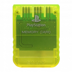 Карта Пам'яті Sony PlayStation 1 SCPH-1020 1MB Lemon Yellow Б/У - Retromagaz