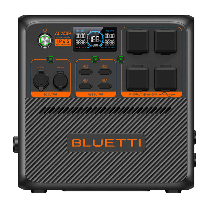 Зарядний Пристрій Bluetti AC240P Black 2400 W - Retromagaz