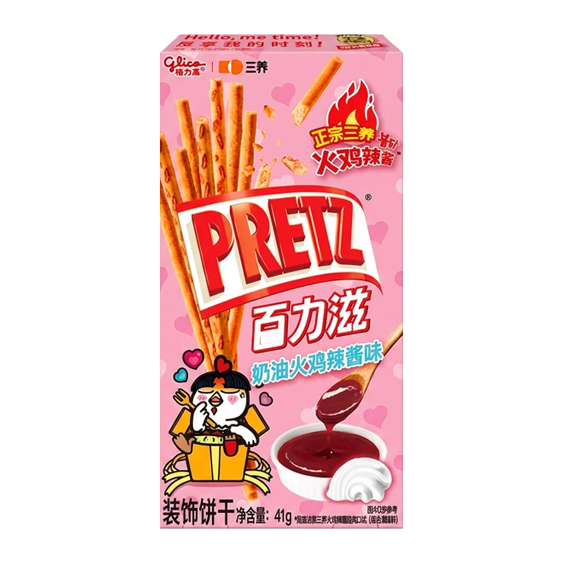Соломка Samyang Buldak & Glico Pretz зі Смаком Карбонари 41g - Retromagaz