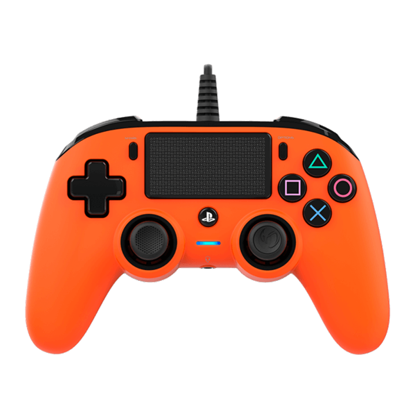 Геймпад Дротовий Nacon PlayStation 4 Wired Compact Controller Orange Б/У - Retromagaz