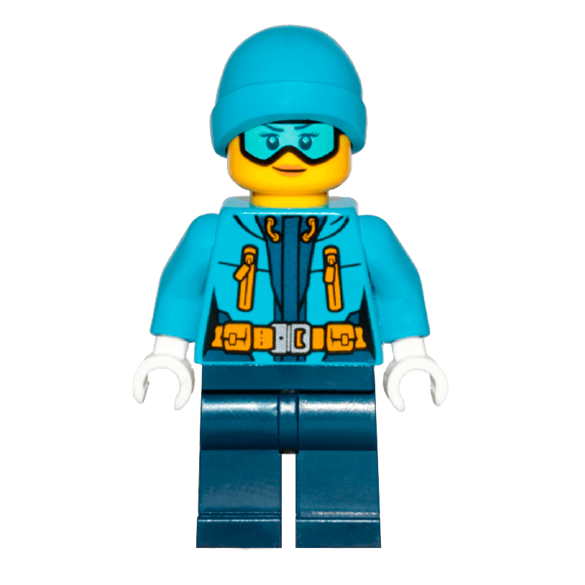 Фігурка Lego Arctic 973pb3153 Explorer Female City cty0906 Б/У - Retromagaz