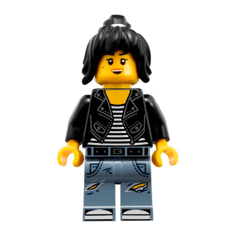 Фігурка Lego Ninja Nya Leather Jacket and Jeans High School Outfit Ninjago njo0355 1 Б/У - Retromagaz