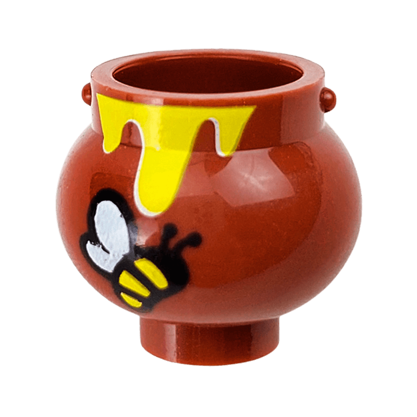 Посуда RMC Brown 2шт Новый Pot with Honey Bee Pattern - Retromagaz