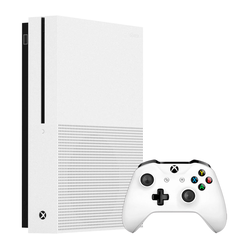 Набір Консоль Microsoft Xbox One S 500GB White Б/У  + Геймпад Бездротовий Version 2 - Retromagaz