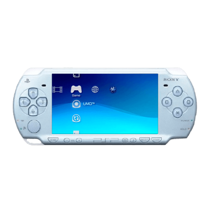 Консоль Sony PlayStation Portable Slim PSP-2ххх Модифицированная 32GB Felicia Blue + 5 Встроенных Игр Б/У - Retromagaz