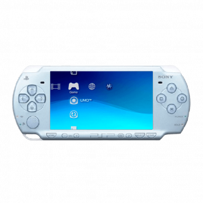 Консоль Sony PlayStation Portable Slim PSP-2ххх Модифицированная 32GB Felicia Blue + 5 Встроенных Игр Б/У