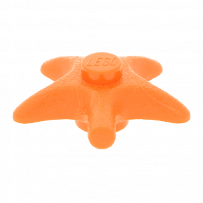 Фигурка Lego Starfish Sea Star Animals Вода x112 33122 6020317 Orange Б/У - Retromagaz