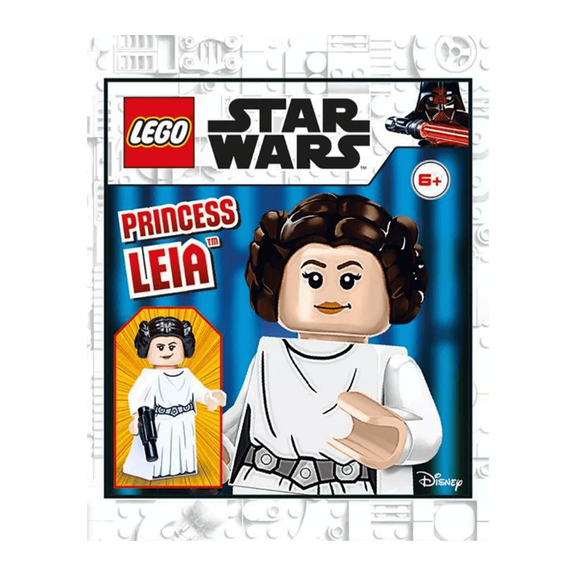 Конструктор Lego Фигурка Princess Leia Foil Pack Star Wars 912289 sw1036 Новый - Retromagaz