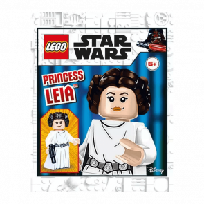 Конструктор Lego Фигурка Princess Leia Foil Pack Star Wars 912289 sw1036 Новый - Retromagaz