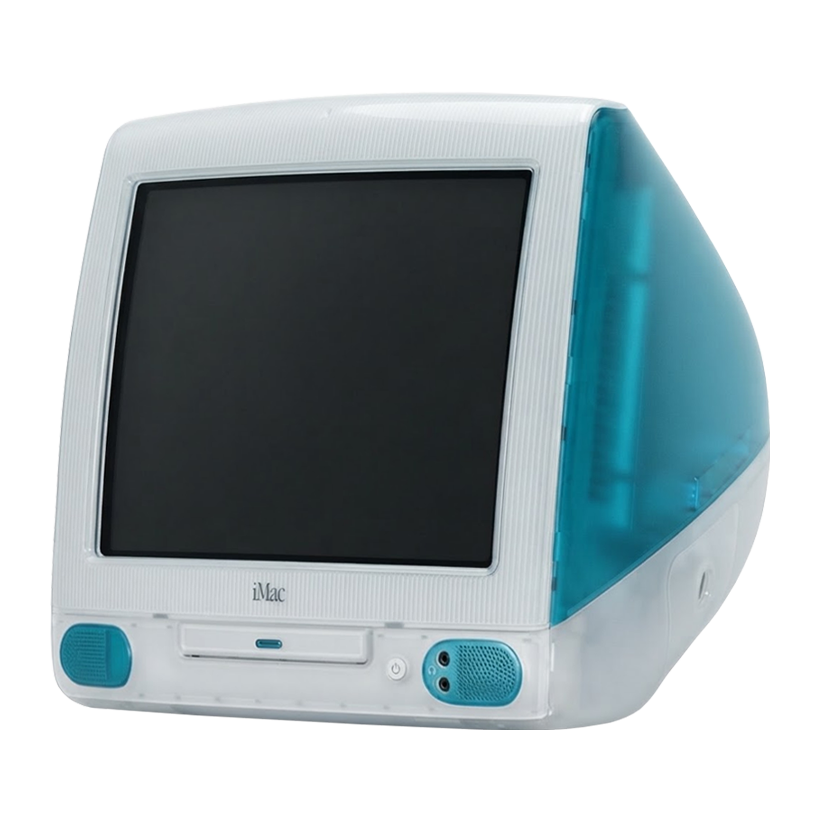 Комп'ютер Apple iMac G3 M4984 266 Revision С 266MHz RAM 32MB HDD 6GB Rage Pro/6MB SGRAM 15" Blueberry Blue Вживаний - Retromagaz