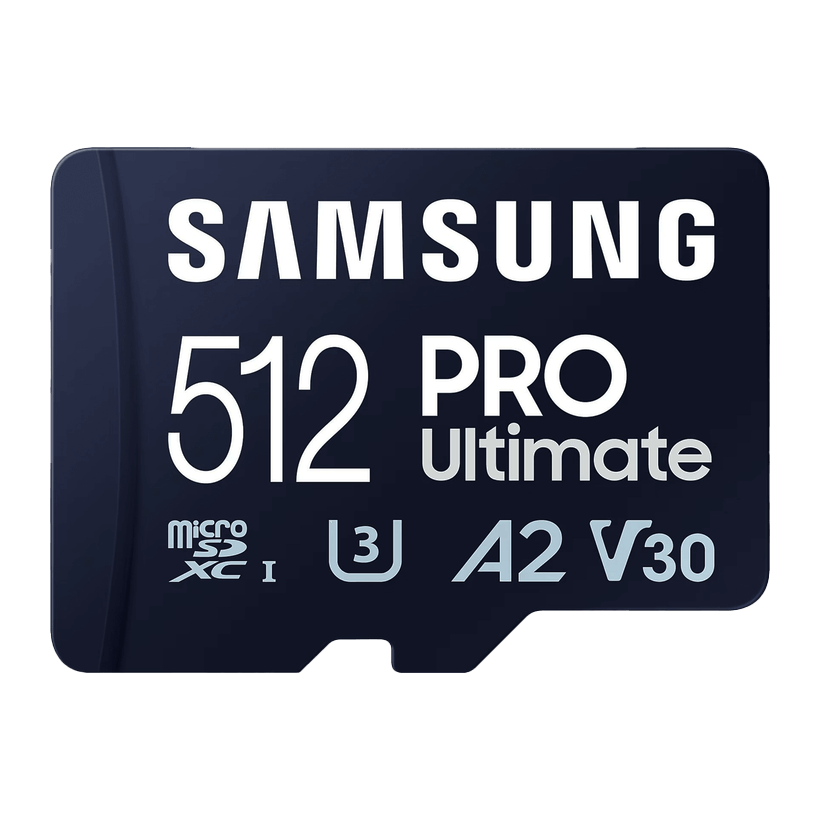 Карта Пам'яті Samsung Pro Ultimate UHS-I U3 V30 A2 + SD Adapter 512GB - Retromagaz