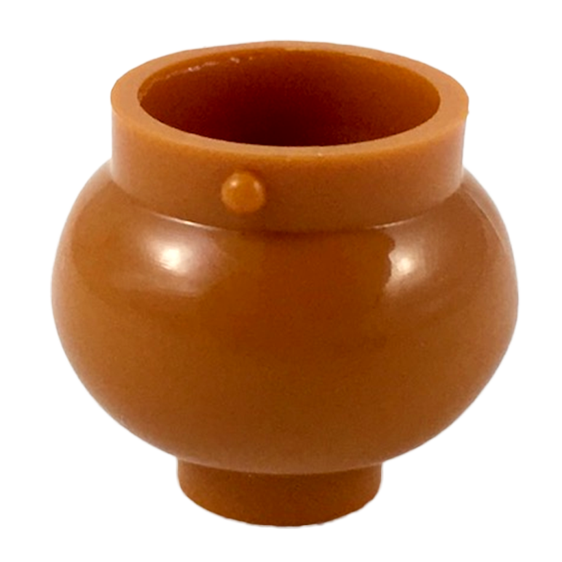 Посуда Lego Pot Small with Handle Holders 98374 79807 6233213 Dark Orange Б/У - Retromagaz