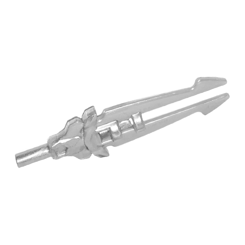 Зброя 2шт Lego Меч Double Blade 11103 6021583 Flat Silver Б/У - Retromagaz
