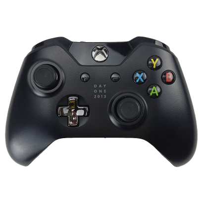 Геймпад Бездротовий Microsoft Xbox One Day One Special Edition Version 1 Black Б/У - Retromagaz