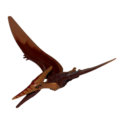 Фігурка Lego Повітря Dinosaur Pteranodon with Reddish Brown Back Animals Ptera02 Medium Nougat Б/У - Retromagaz